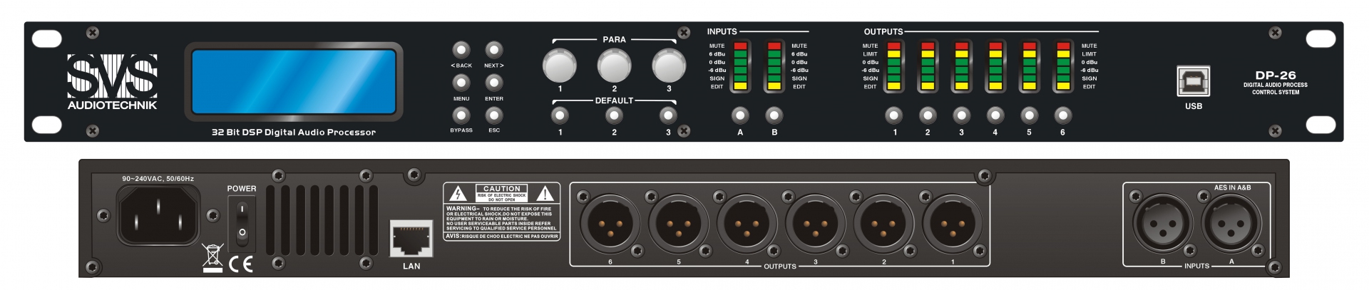 SVS Audiotechnik DP-26 Цифровой процессор: 2 входа 6 выходов в Дальнереченске