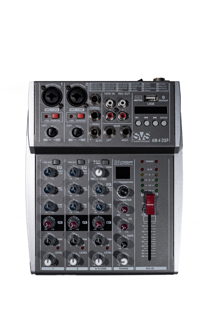 SVS Audiotechnik mixers AM-4 DSP Аналоговый микшерный пульт, 4-канала в Дальнереченске