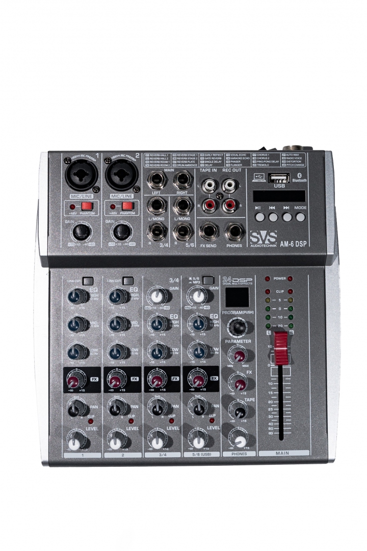 SVS Audiotechnik mixers AM-6 DSP Микшерный пульт аналоговый, 6-канальный SVS Audiotechnik mixers в Дальнереченске