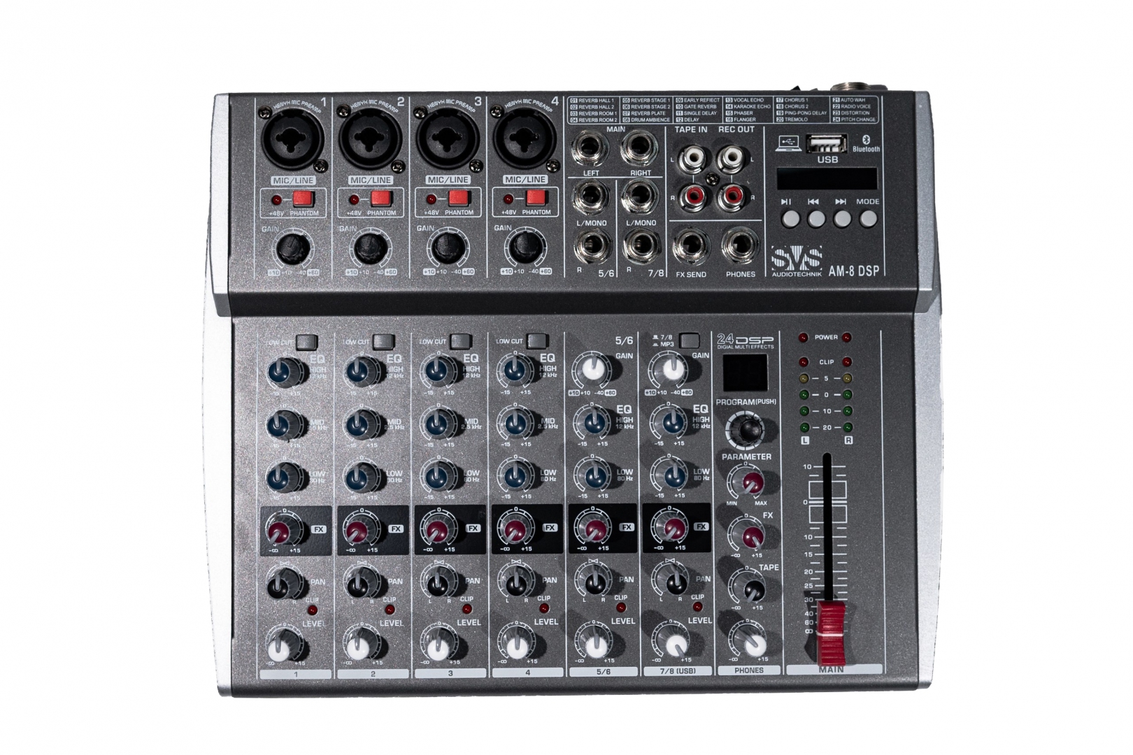 SVS Audiotechnik mixers AM-8 DSP Микшерный пульт аналоговый, 8-канальный в Дальнереченске